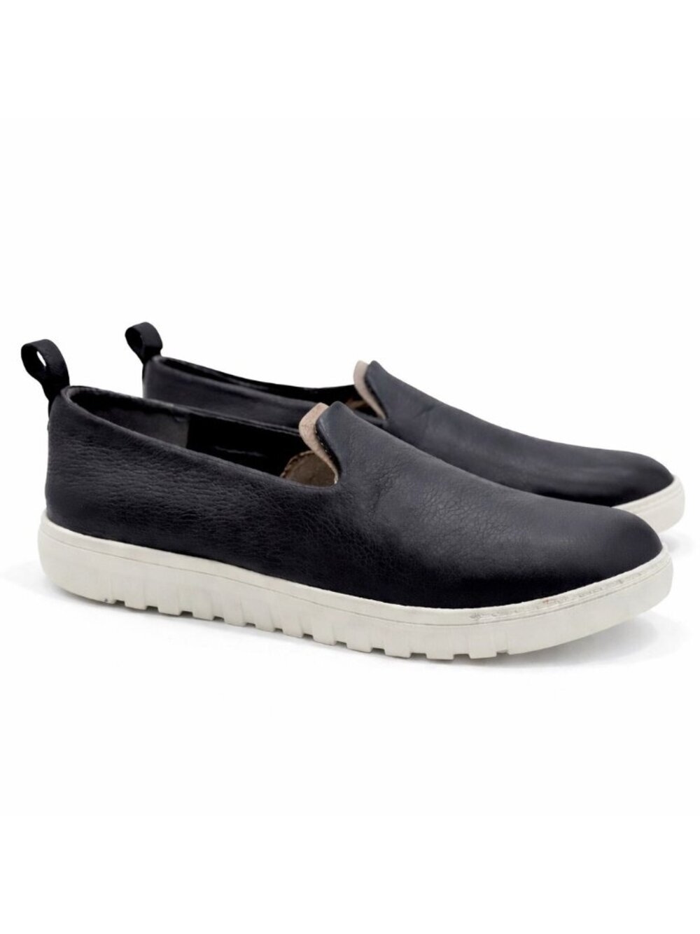 Vionic Uptown Willa Supportive Loafers Black Leather Slip On Sneaker Womens 11